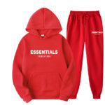 Pull Essentials Fear of God, survêtement rouge