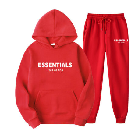 Pull Essentials Fear of God, survêtement rouge