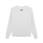 Pull blanc Essentials à col croisé - Image 2
