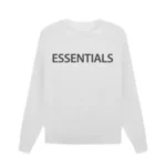 Pull blanc Essentials à col croisé