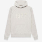 Sweat à capuche Essentials 1977 – Gris devant