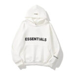 Sweat à capuche Essentials Blanc