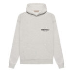 Sweat à capuche Essentials FW22 Core Essentials couleur avoine claire - Image 2