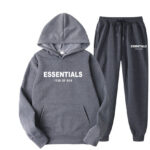 Sweat à capuche Essentials Fear of God Gris foncé
