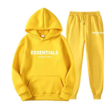 Sweat à capuche Essentials Fear of God jaune