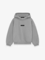Sweat à capuche Essentials couleur avoine chiné foncé