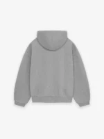 Sweat à capuche Essentials couleur avoine chiné foncé - Image 2