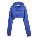 Sweat à capuche court oversize Essentials