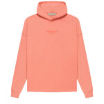 Sweat à capuche décontracté Fear of God Essentials corail