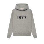 Sweat à capuche enfant Fear Of God Essentials couleur avoine foncée