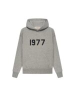 Sweat à capuche enfant Fear Of God Essentials couleur avoine foncée