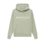 Sweat à capuche enfant Fear Of God Essentials couleur vert d’eau