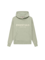 Sweat à capuche enfant Fear Of God Essentials couleur vert d’eau