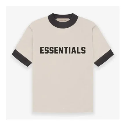 T-shirt Essentials Kids à col en V couleur blé