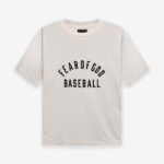 T-shirt de baseball Fear of God – Crème