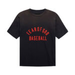 T-shirt noir de baseball Fear of God
