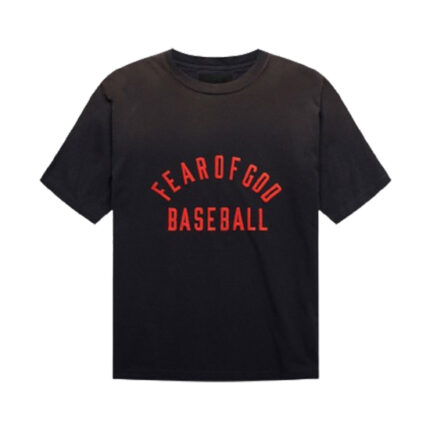 T-shirt noir de baseball Fear of God