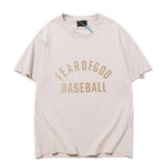 T-shirt rose de baseball Fear of God
