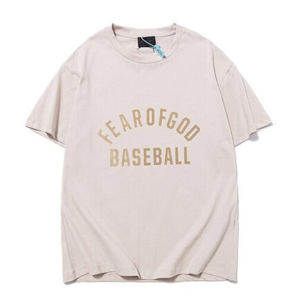 T-shirt rose de baseball Fear of God