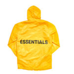 Veste à capuche jaune Essentials Graphic Coach